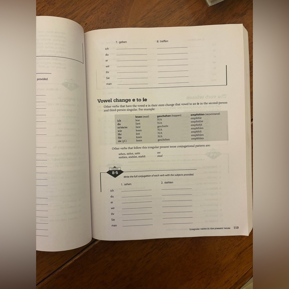 German Language Work Book - Picture 3 of 3